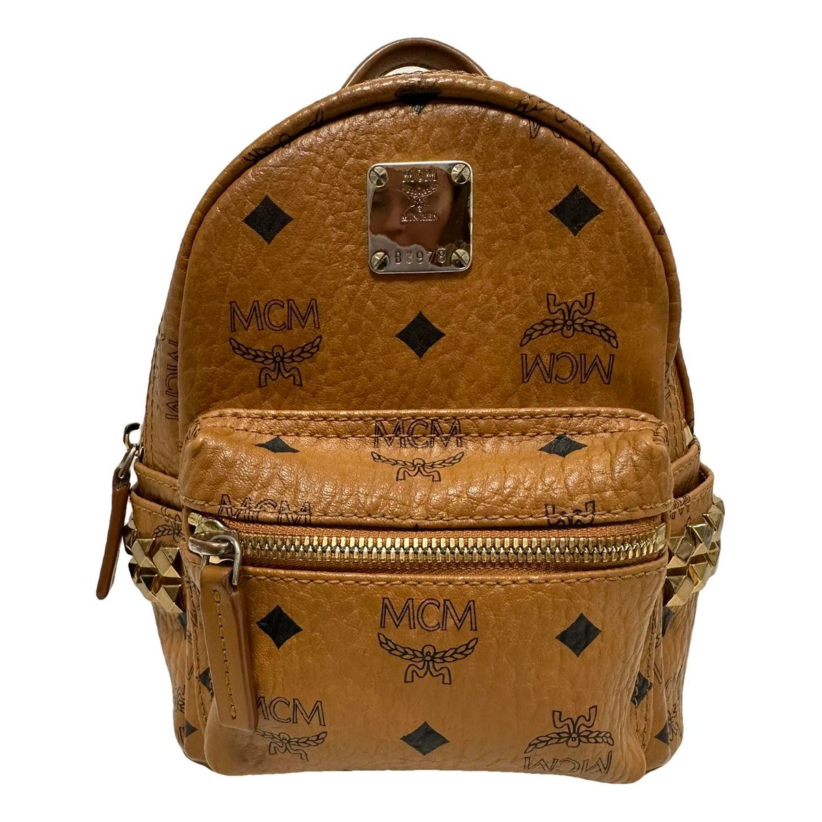 Stark leather backpack