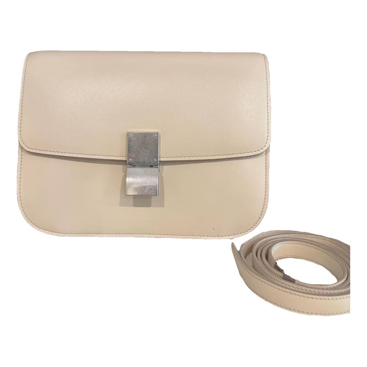 Classic leather crossbody bag