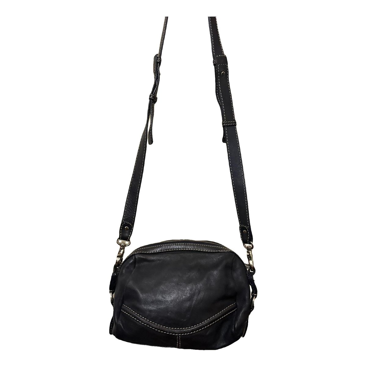 Leather crossbody bag