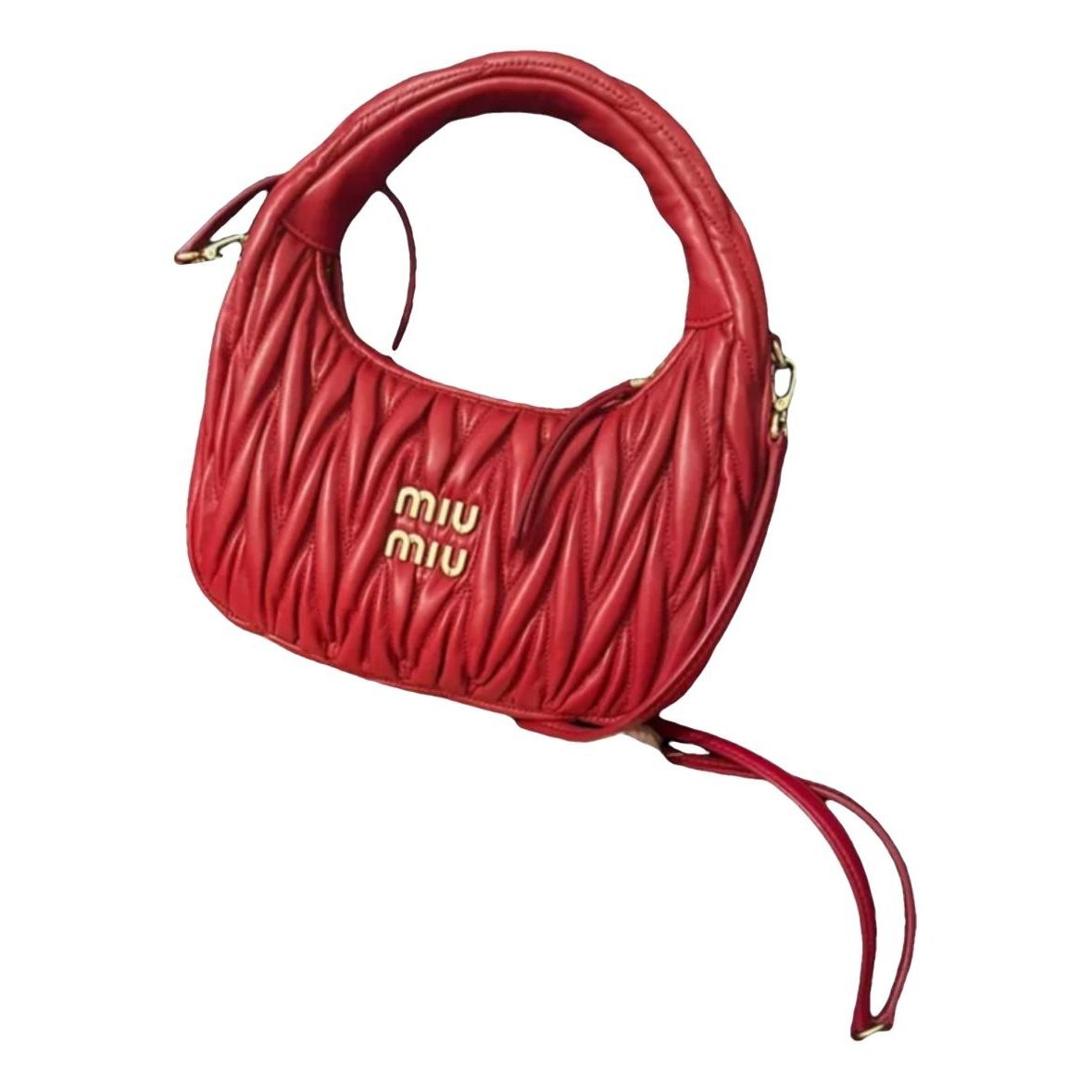 Miu Wander leather handbag