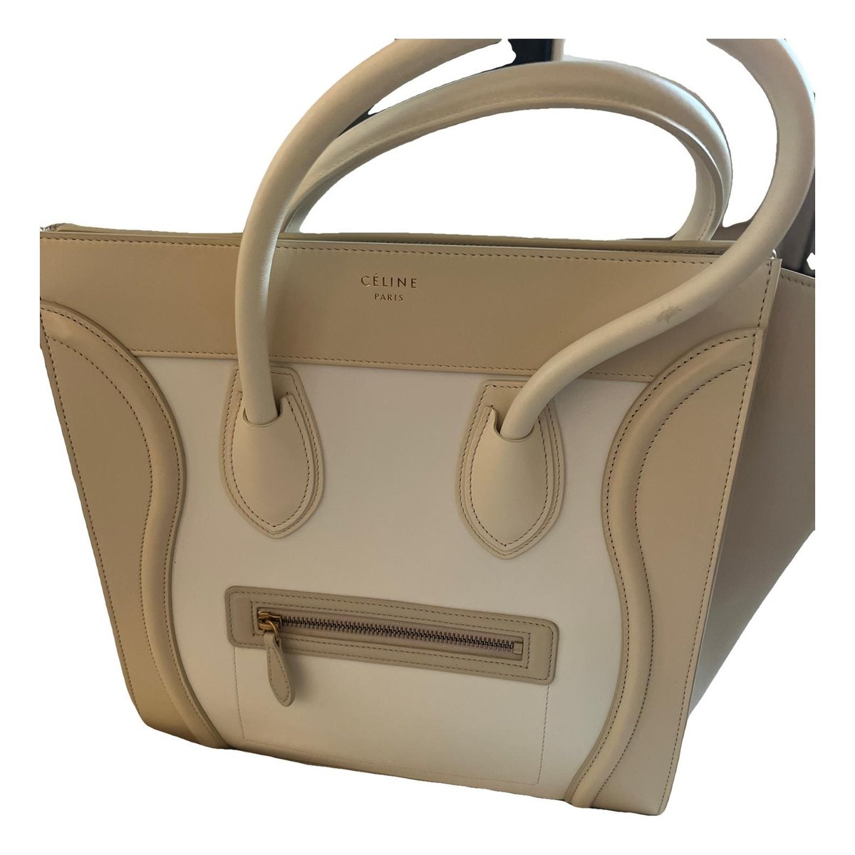 Luggage leather handbag