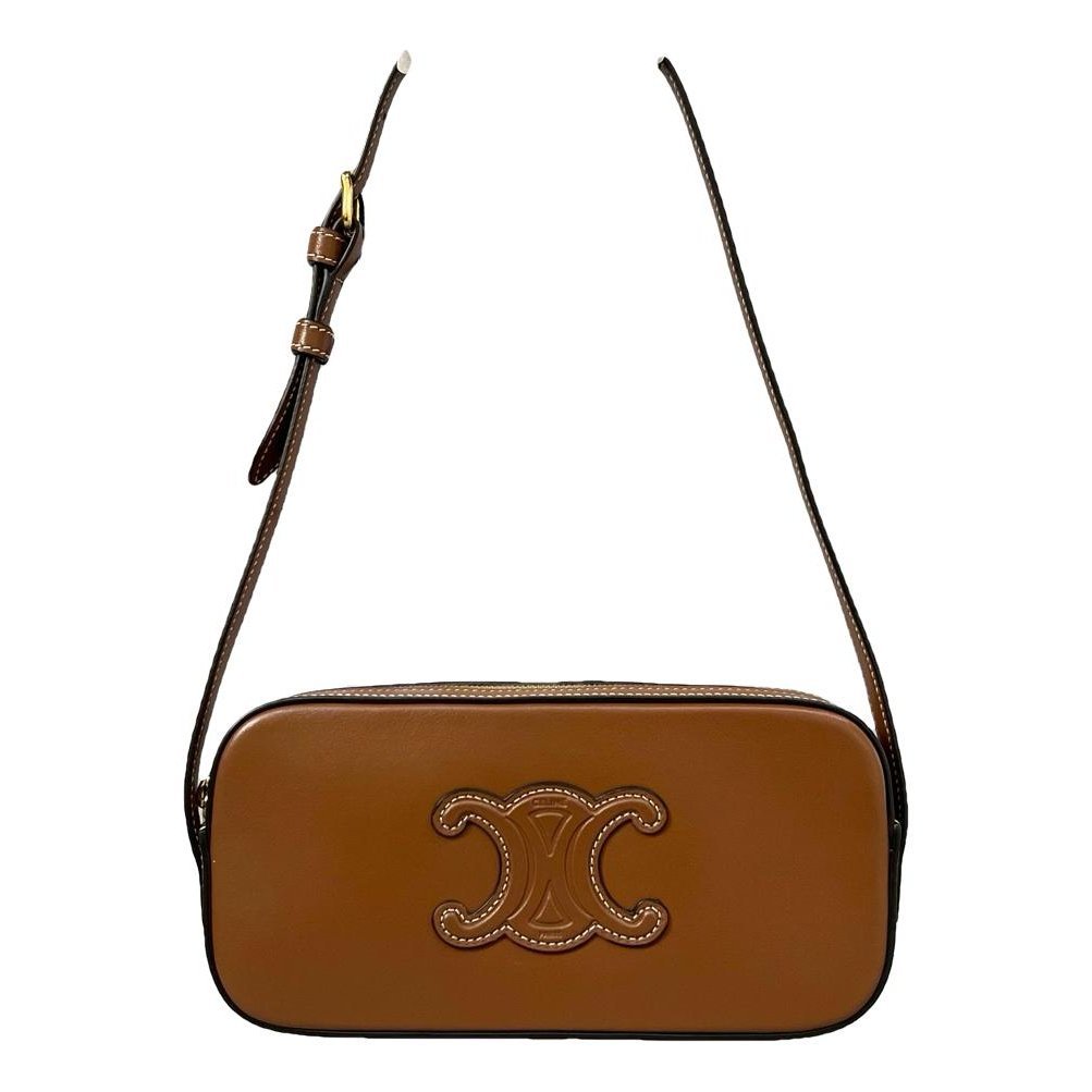 Triomphe leather handbag