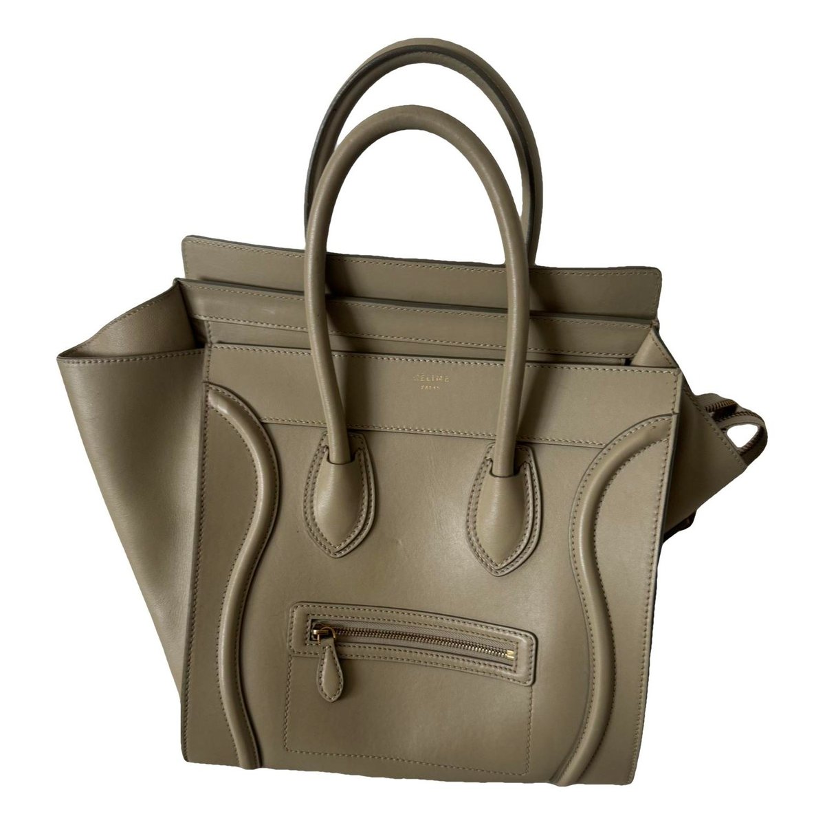 Luggage leather handbag