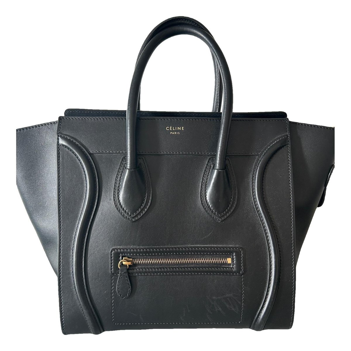 Luggage leather handbag