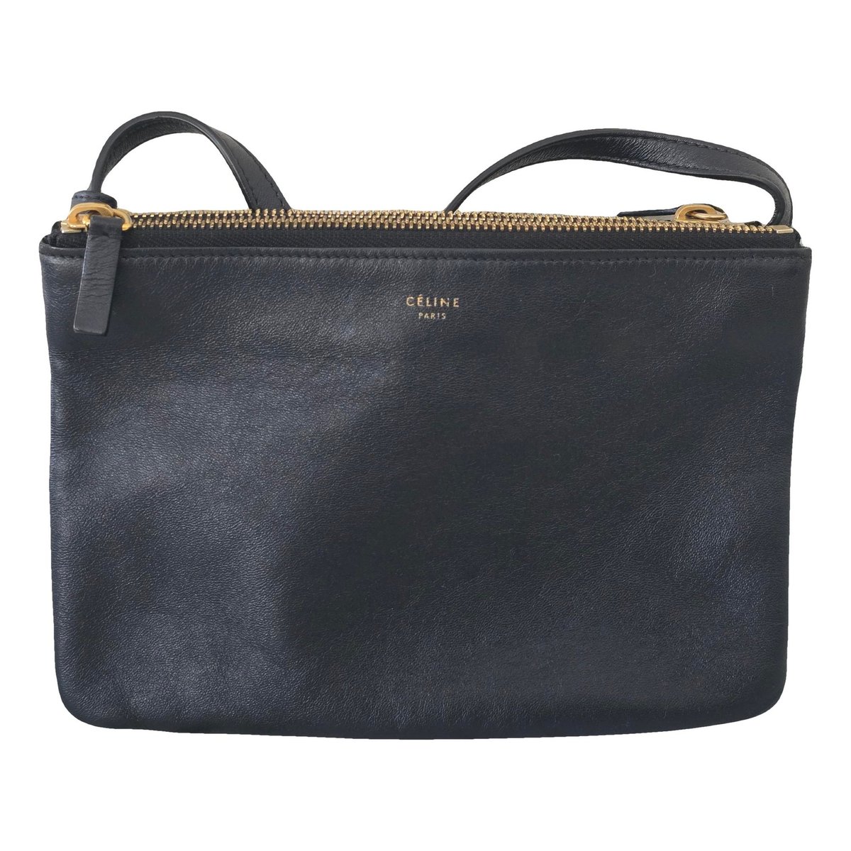 Trio leather crossbody bag