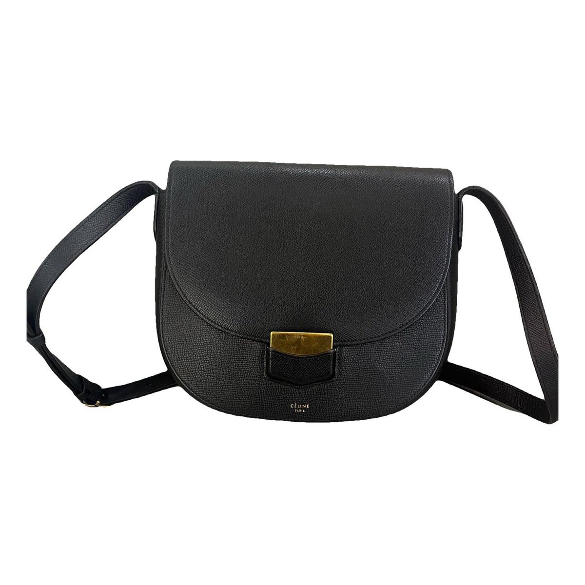 Trotteur leather crossbody bag