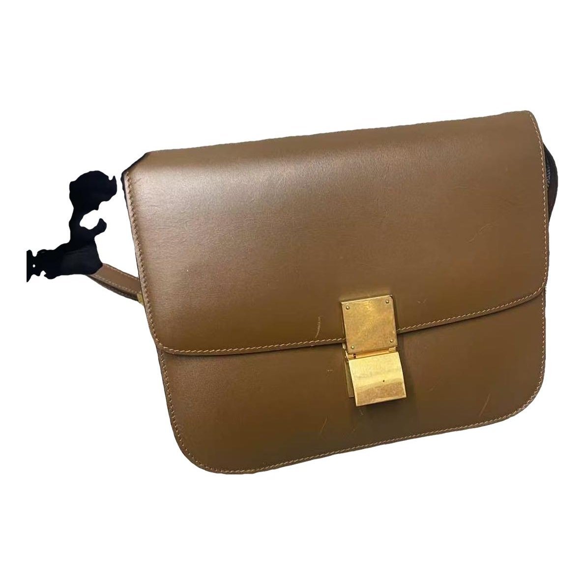 Classic leather crossbody bag