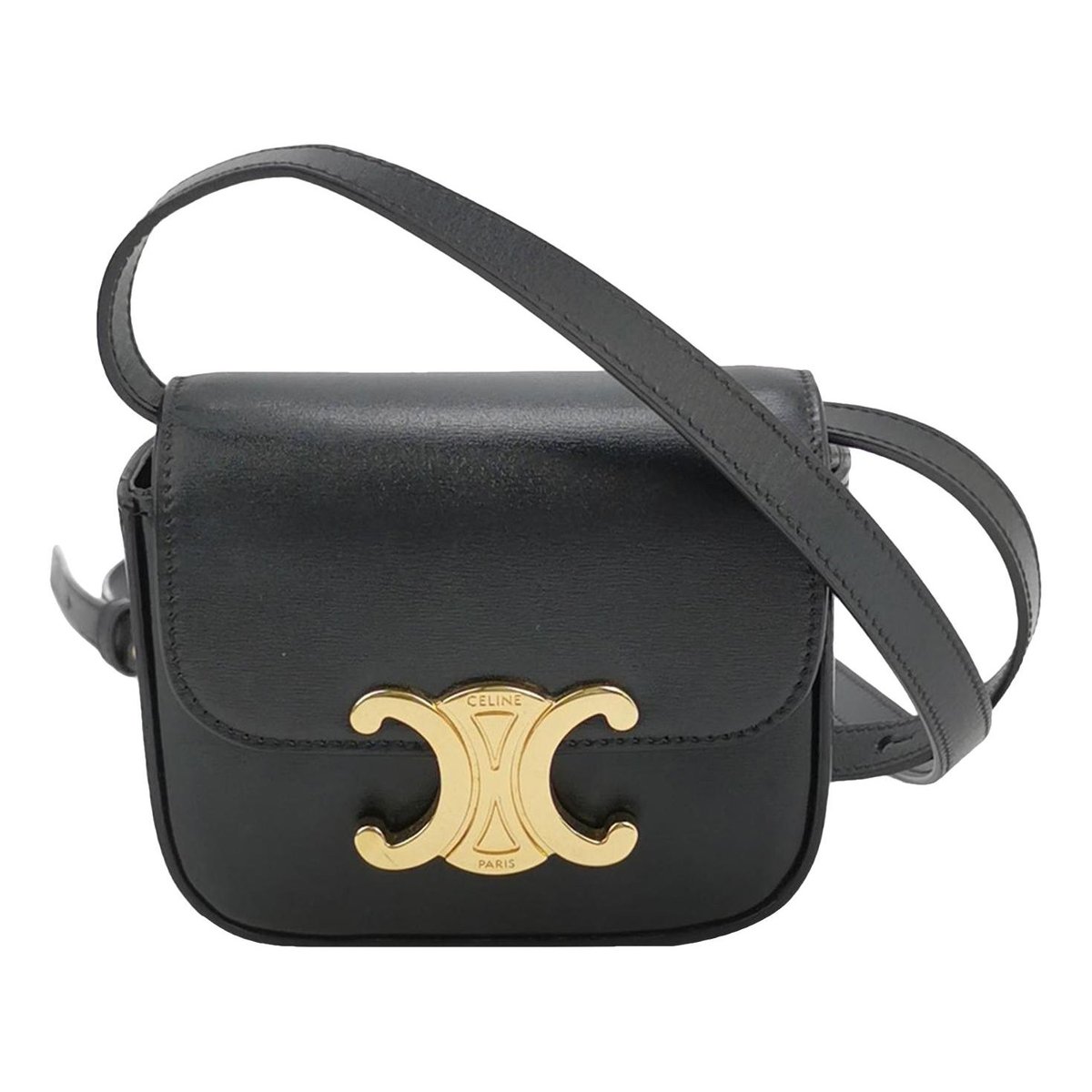 Triomphe leather crossbody bag