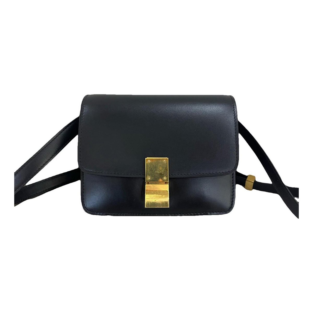 Classic leather crossbody bag