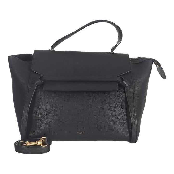 Belt leather handbag