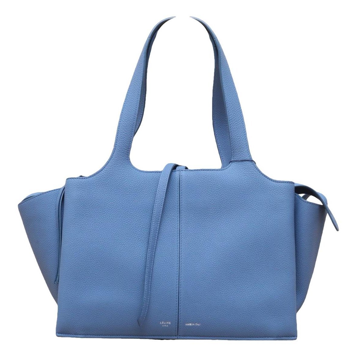 Tri-Fold leather handbag