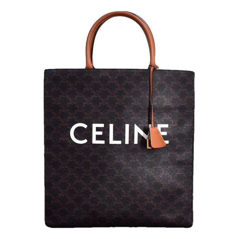 Cabas Vertical vinyl tote