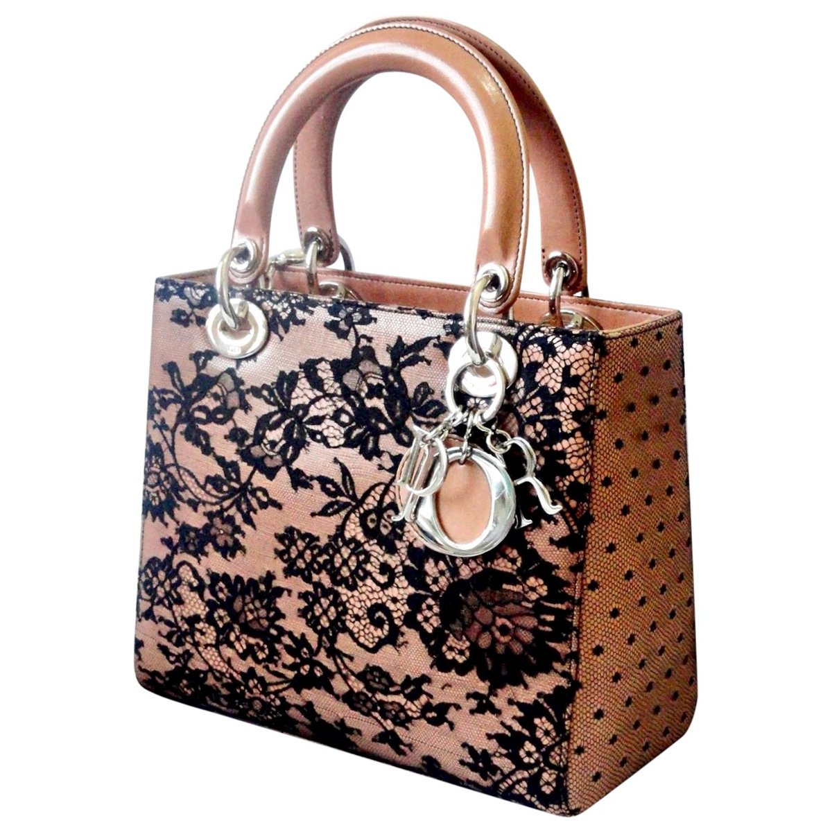 Lady Dior leather handbag