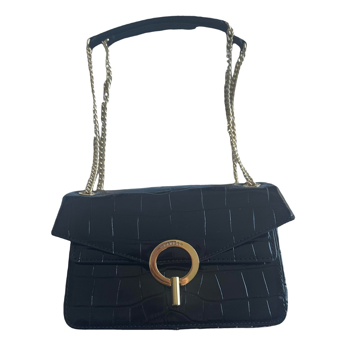 Yza patent leather crossbody bag