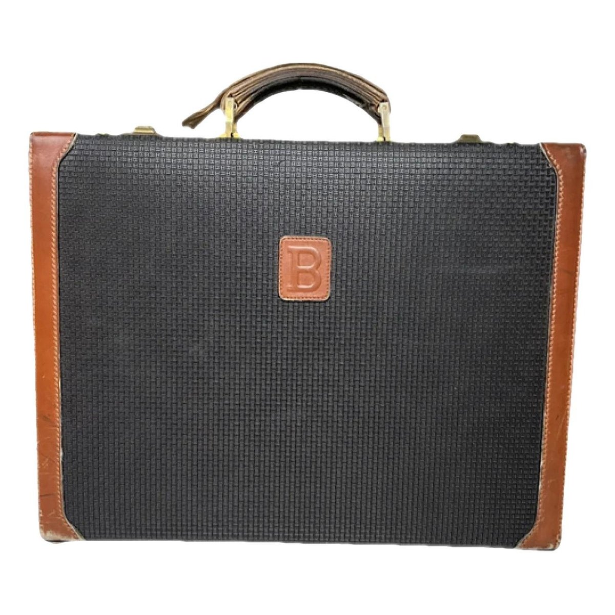 Leather travel bag