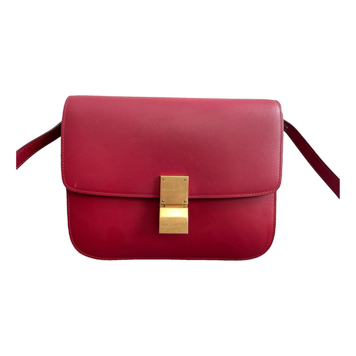 Classic leather crossbody bag