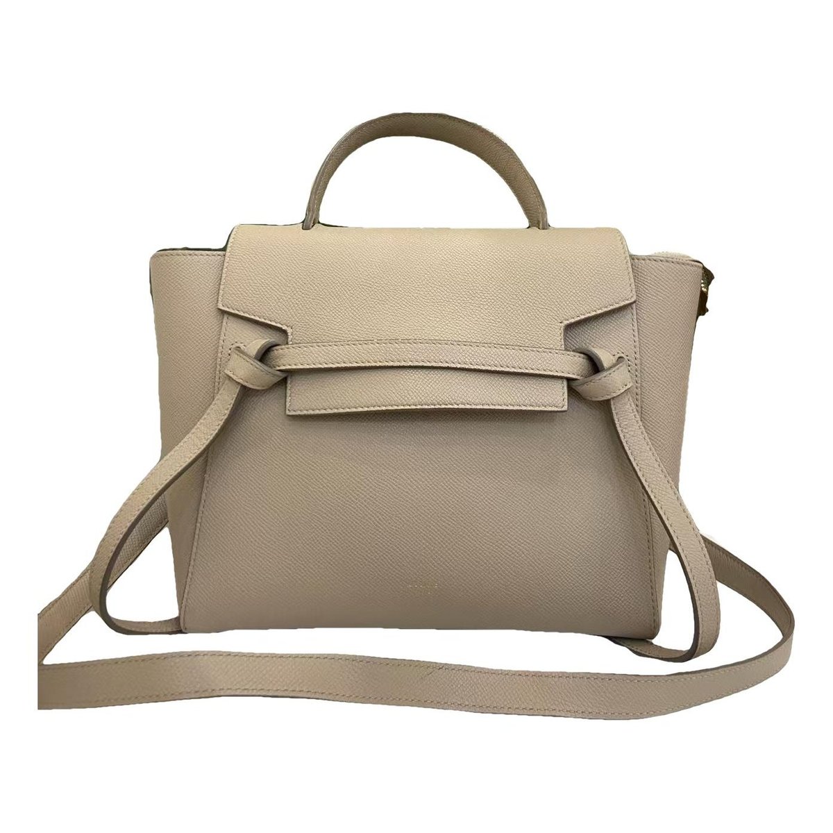 Belt leather handbag