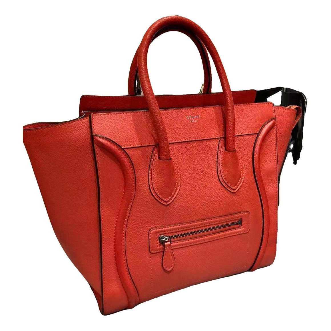 Luggage leather handbag