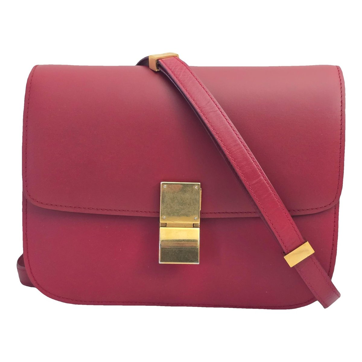 Classic leather crossbody bag