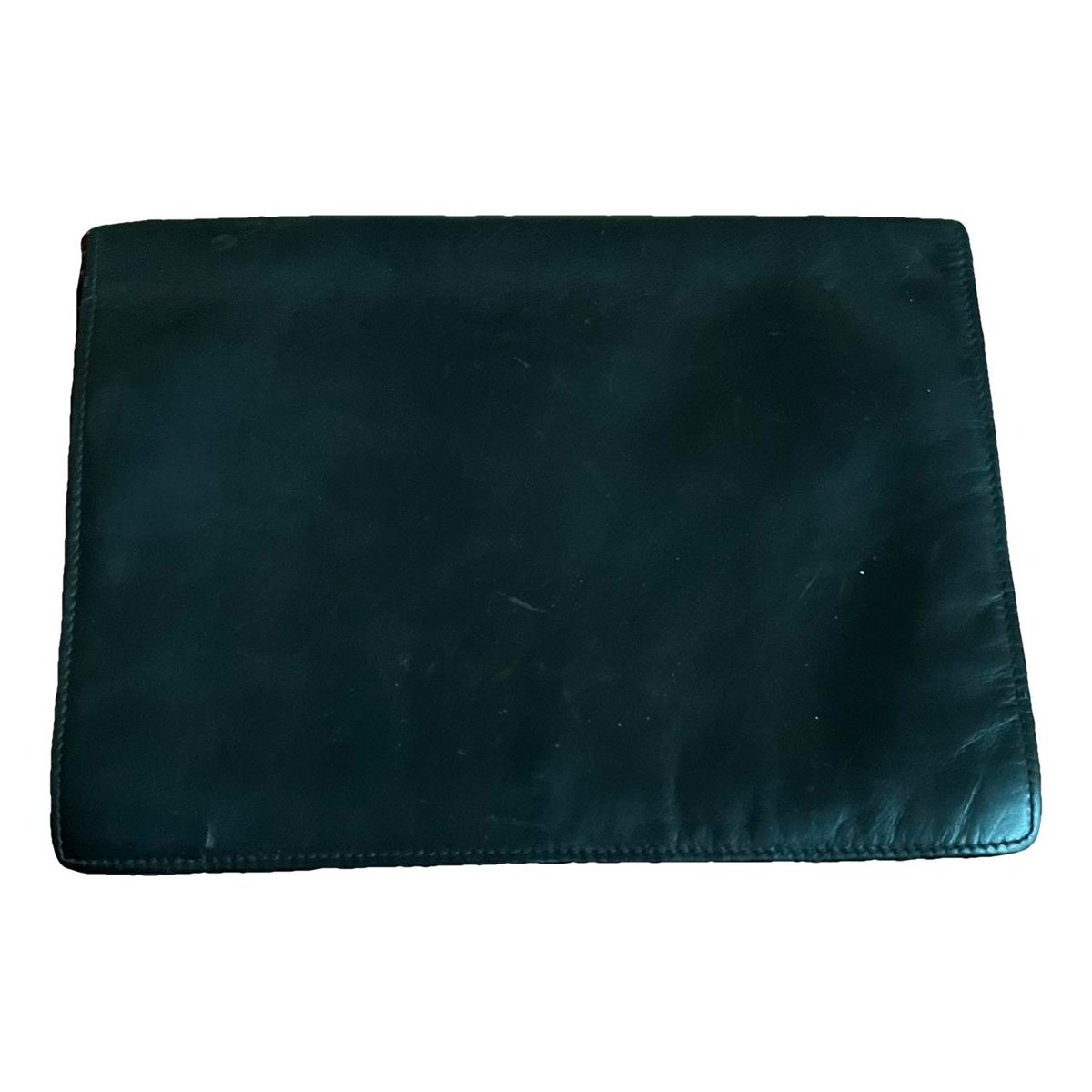 Leather clutch bag