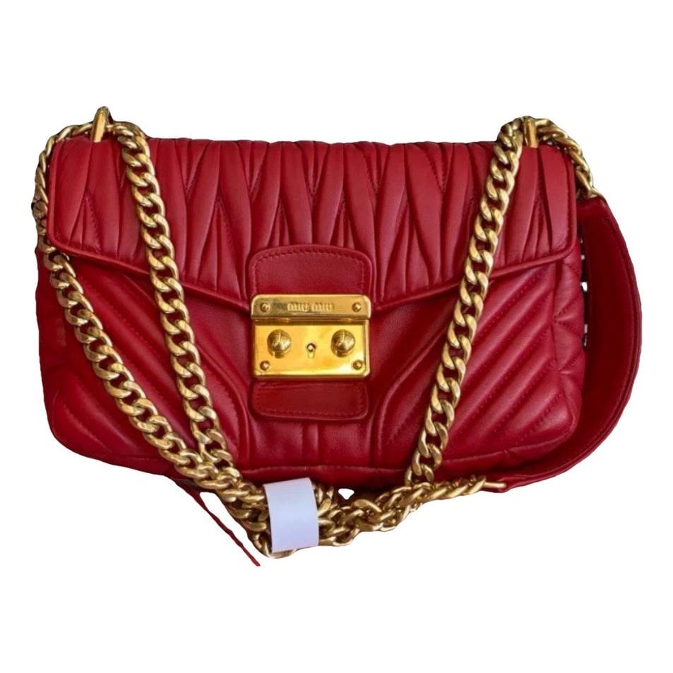Miu Confidential leather handbag
