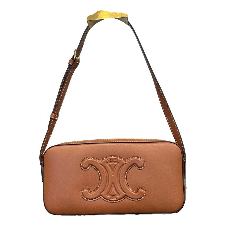 Triomphe Long leather handbag