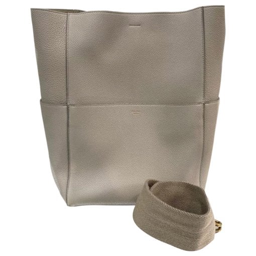 Seau Sangle leather tote