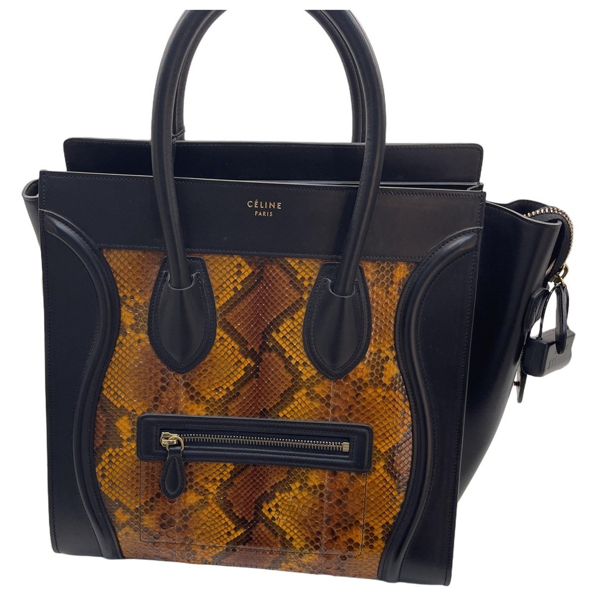Luggage leather handbag