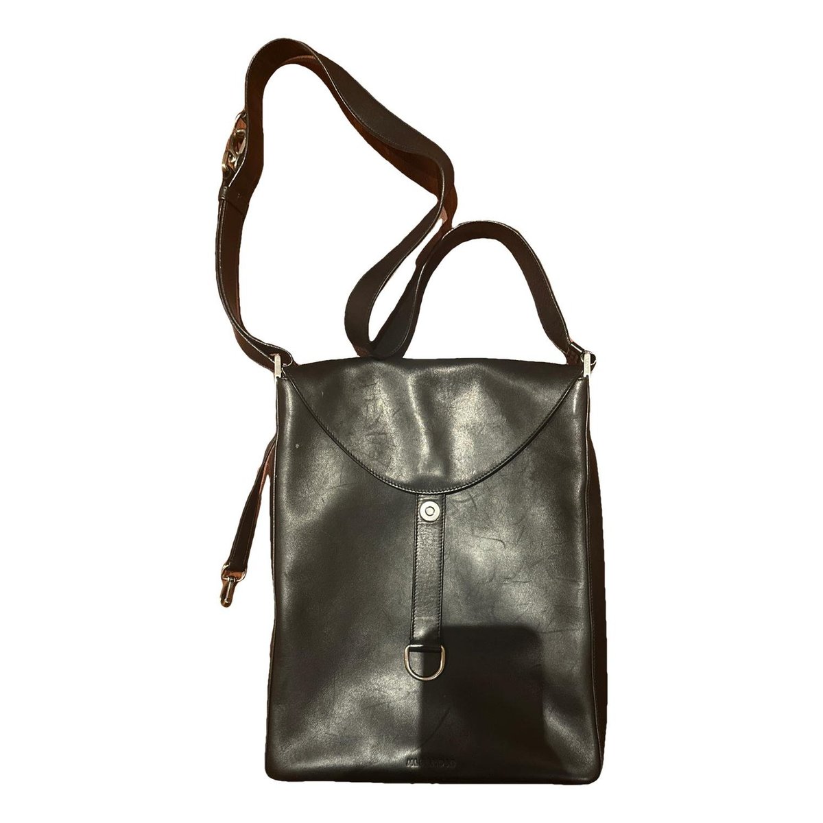 Tangle leather crossbody bag