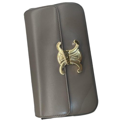 Triomphe leather handbag
