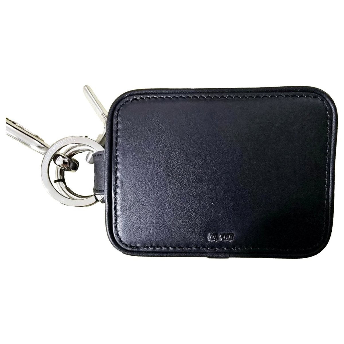 Leather clutch bag
