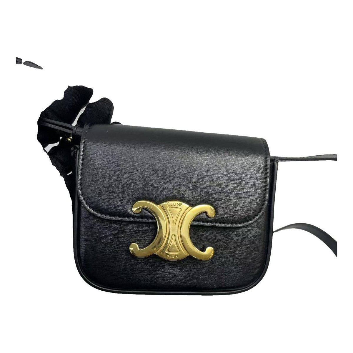 Triomphe leather handbag