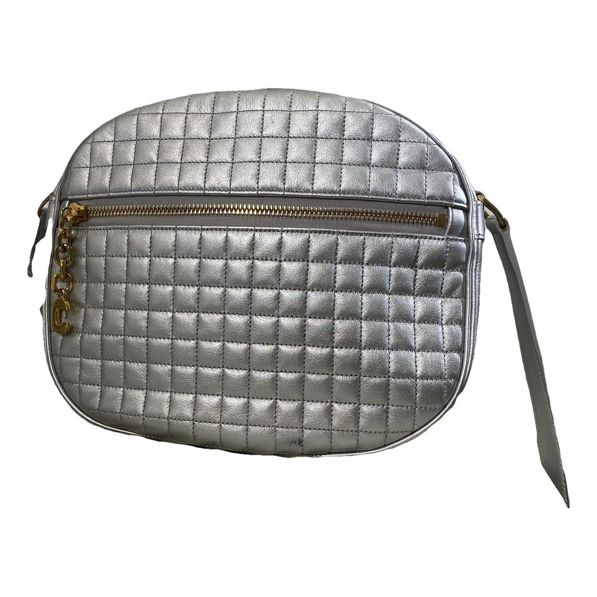 Charm leather handbag