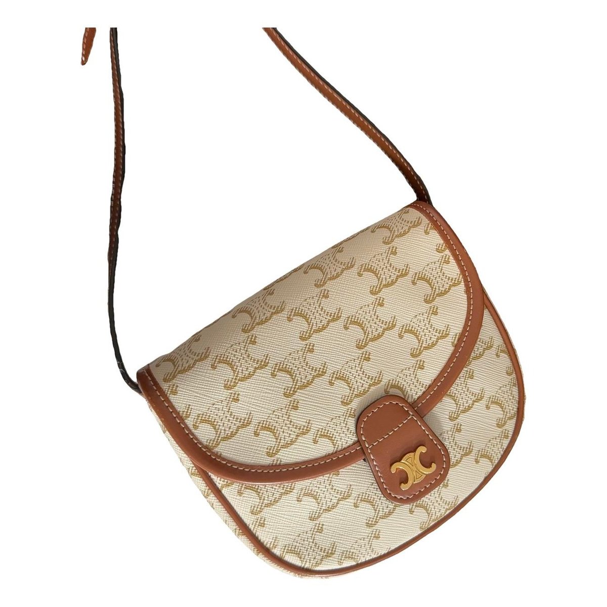 Clea vinyl crossbody bag