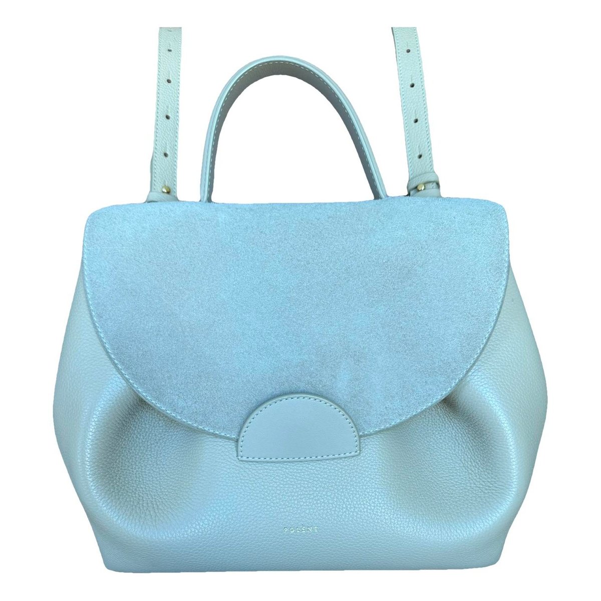 Numéro un patent leather handbag