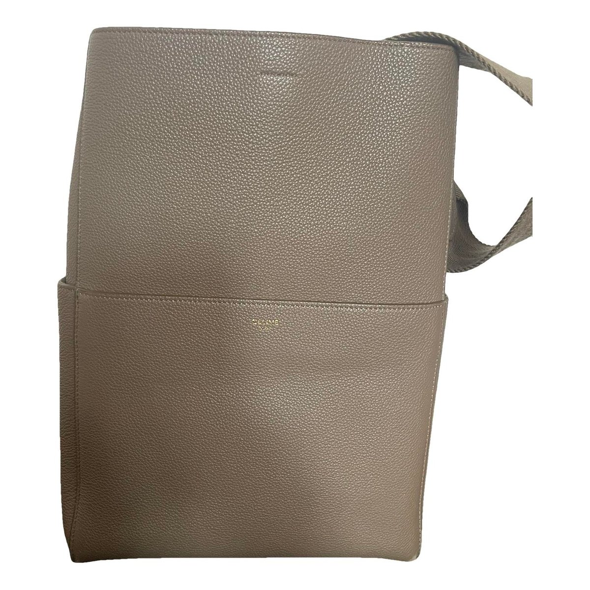 Seau Sangle leather tote