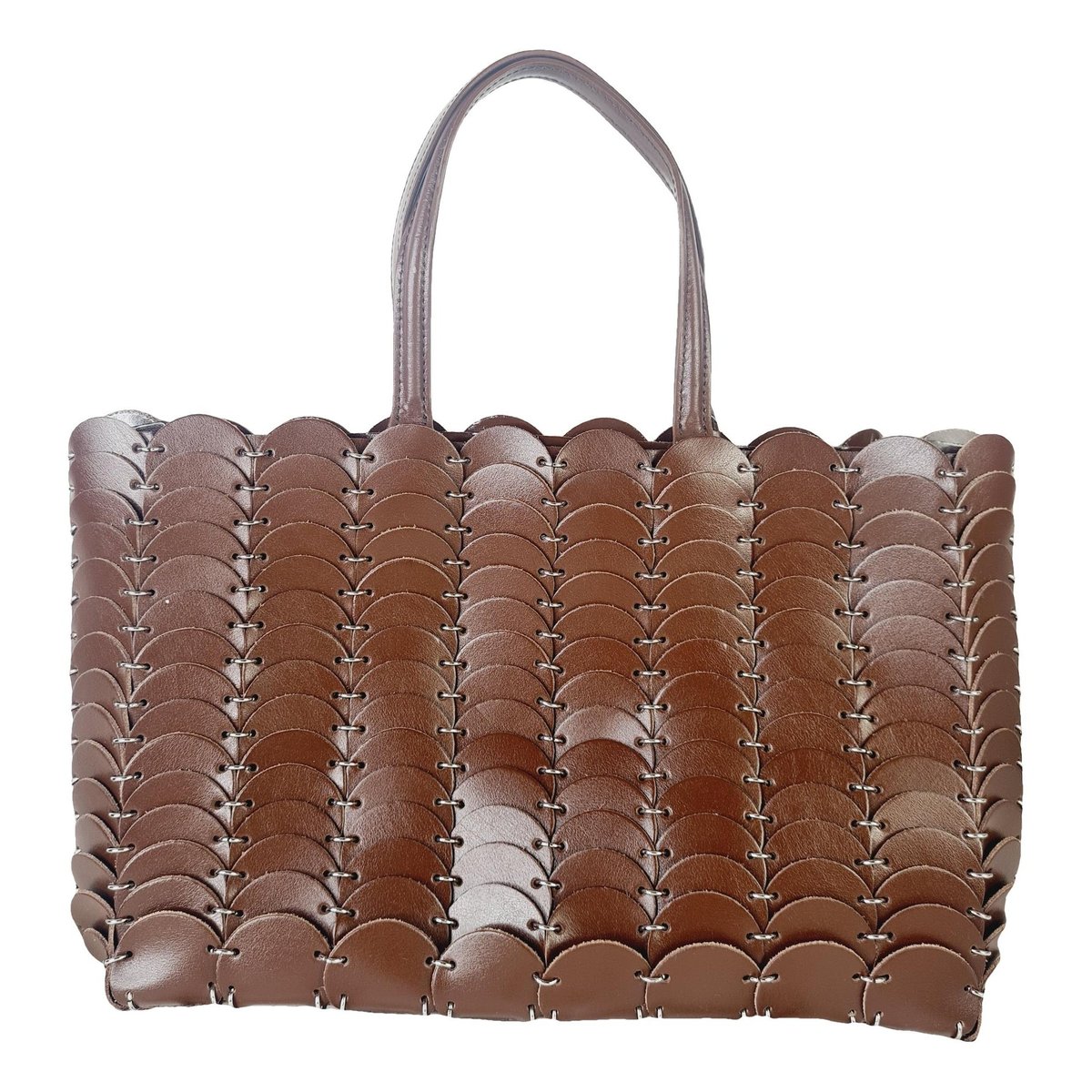 Leather tote