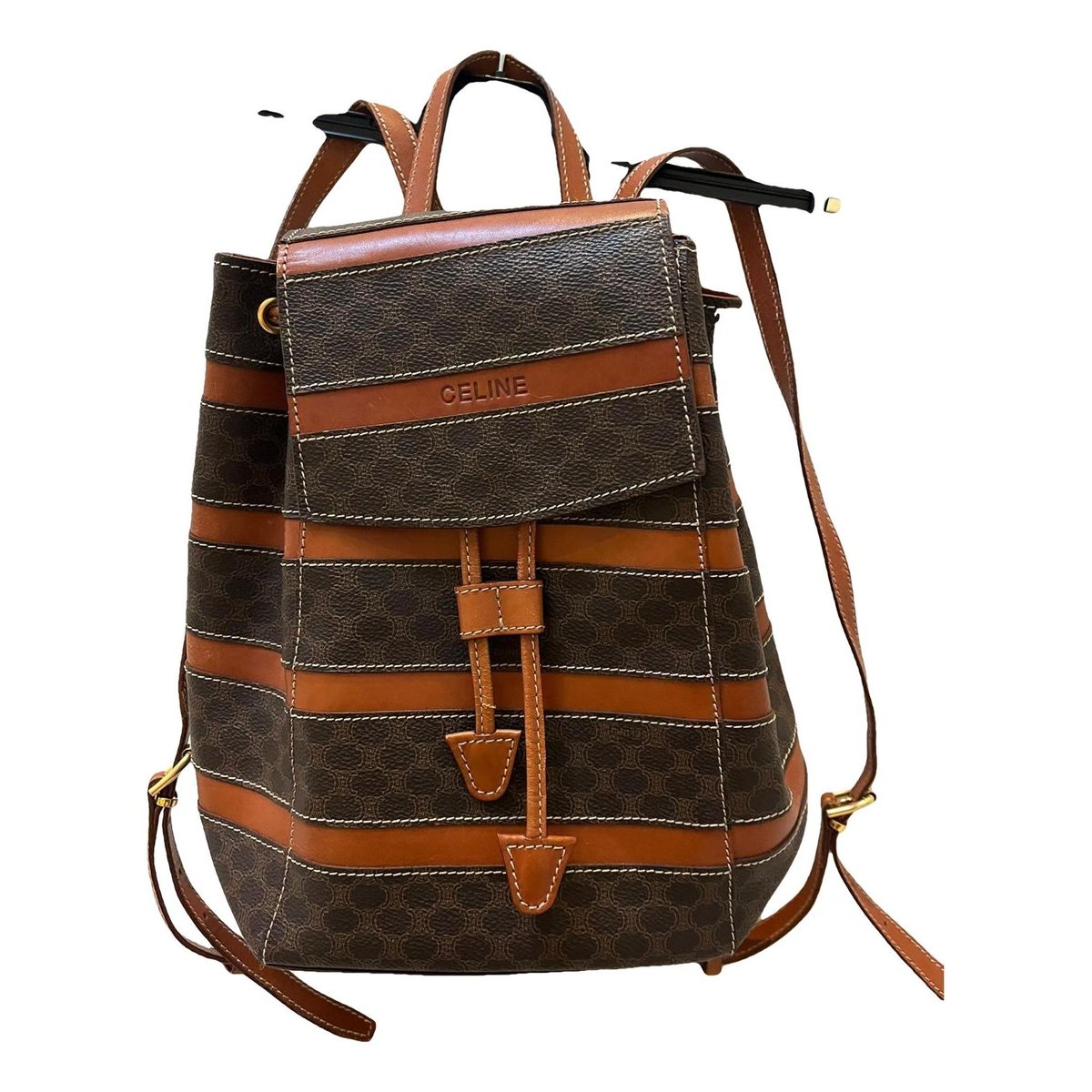 Folco leather backpack