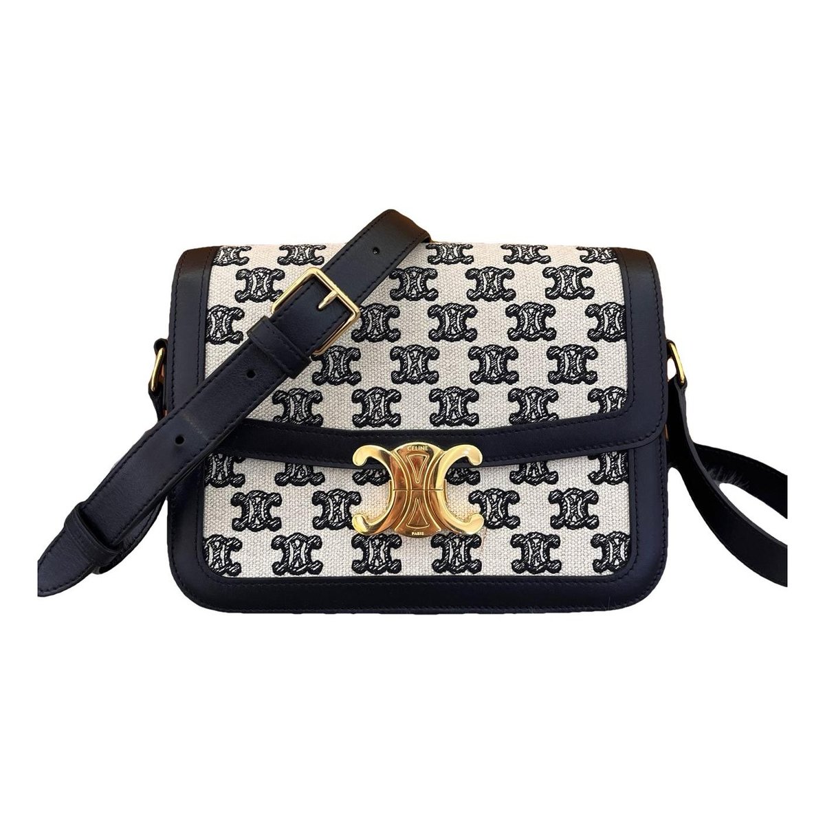 Triomphe cloth handbag