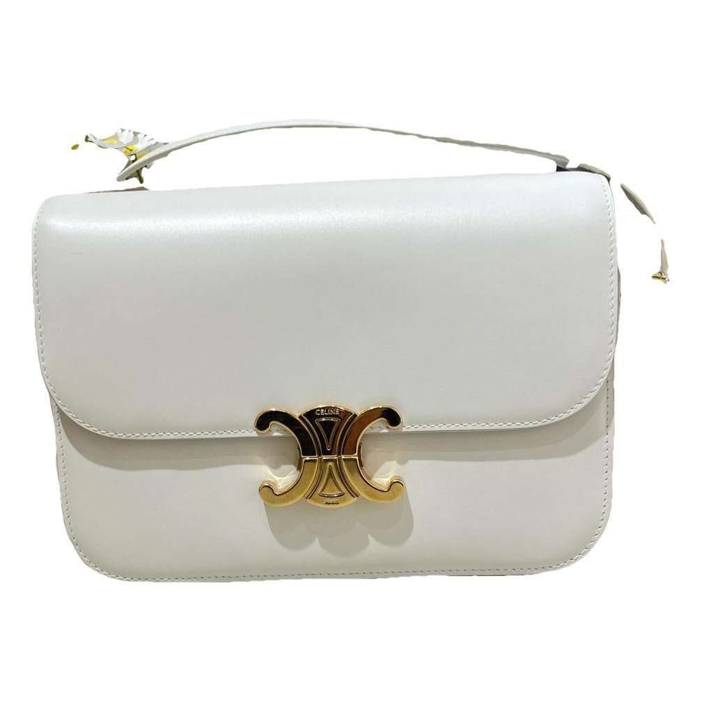 Triomphe leather handbag