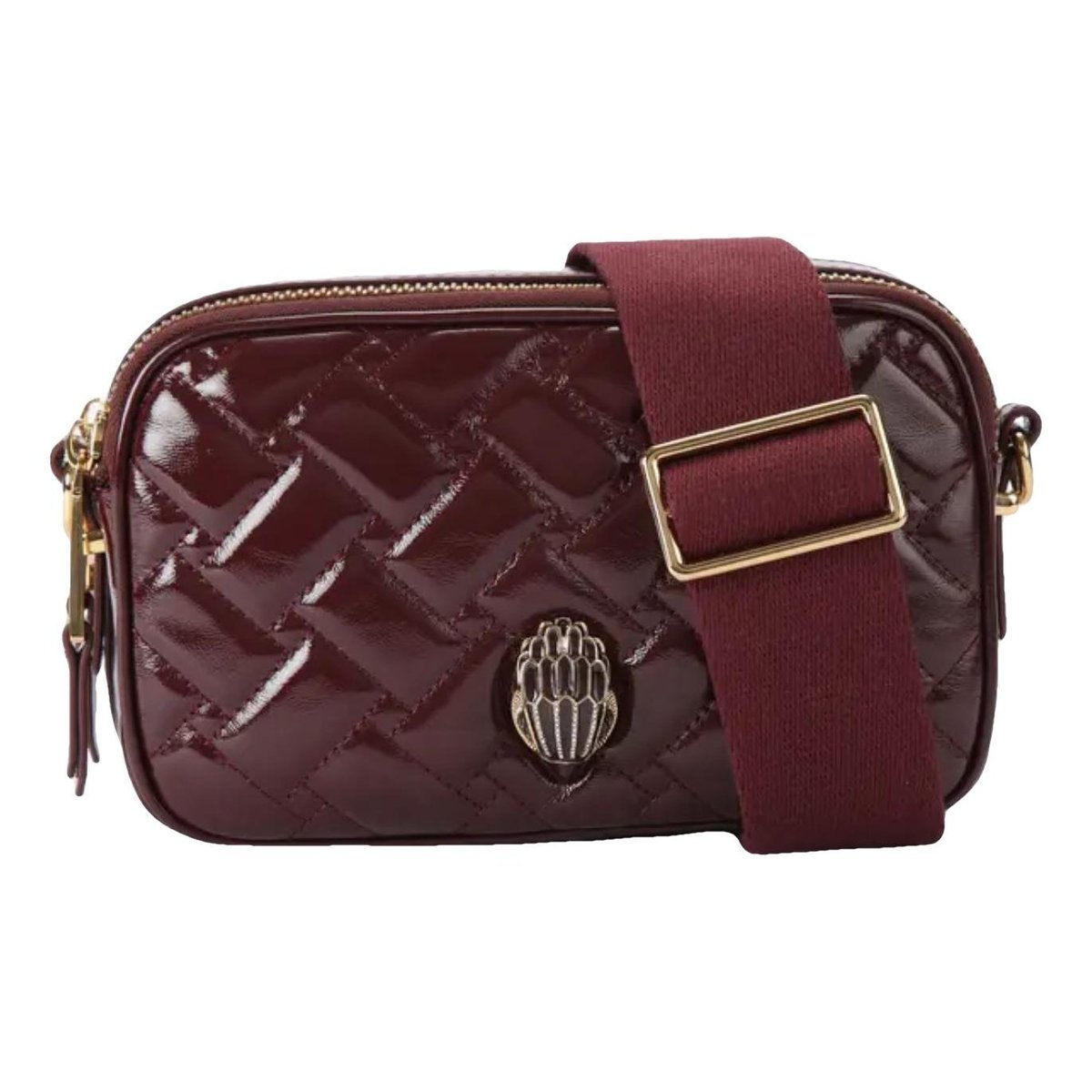 Patent leather crossbody bag