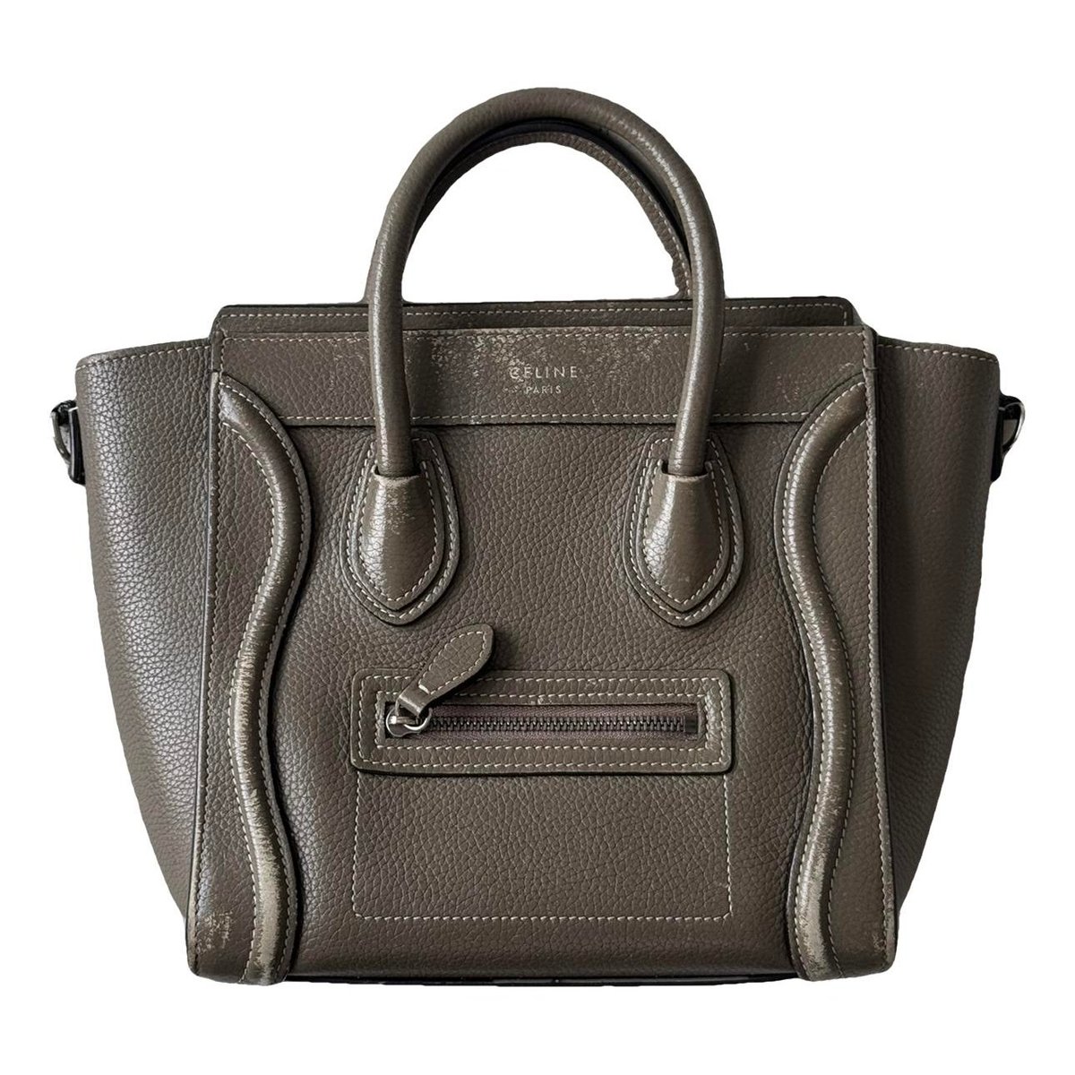 Nano Luggage leather handbag