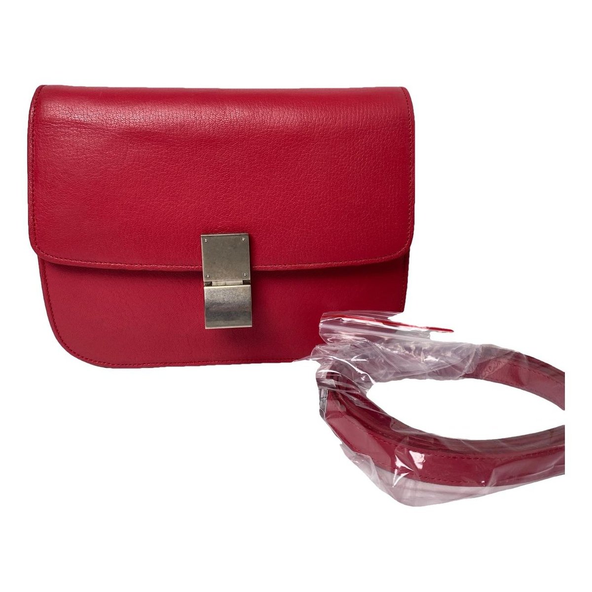 Classic leather crossbody bag