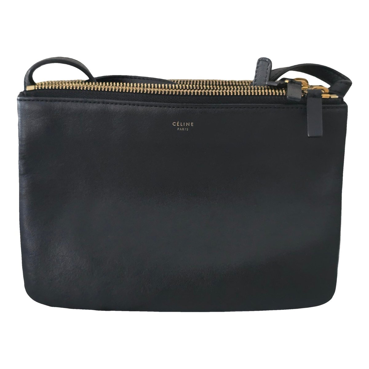 Trio leather crossbody bag