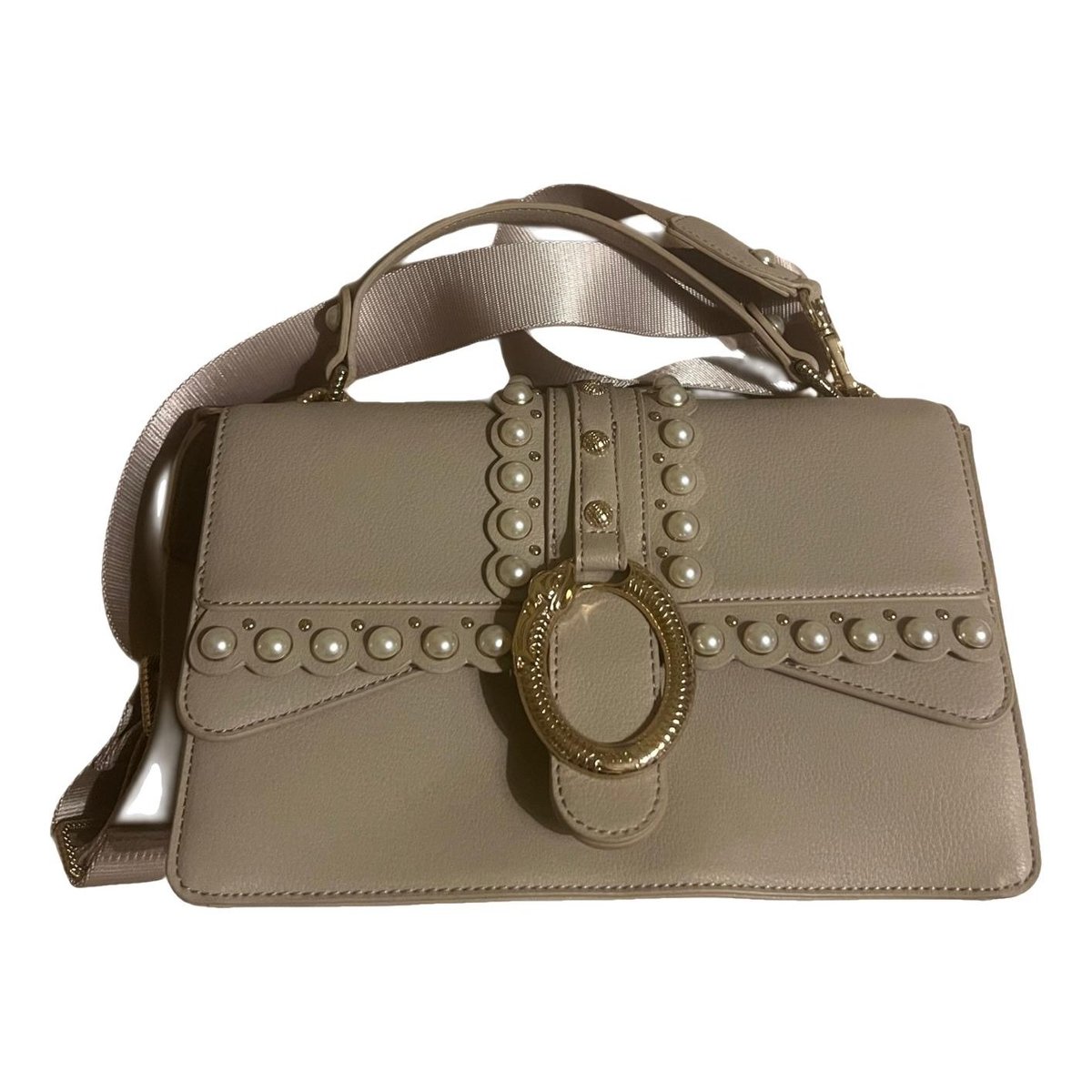 Faux fur crossbody bag