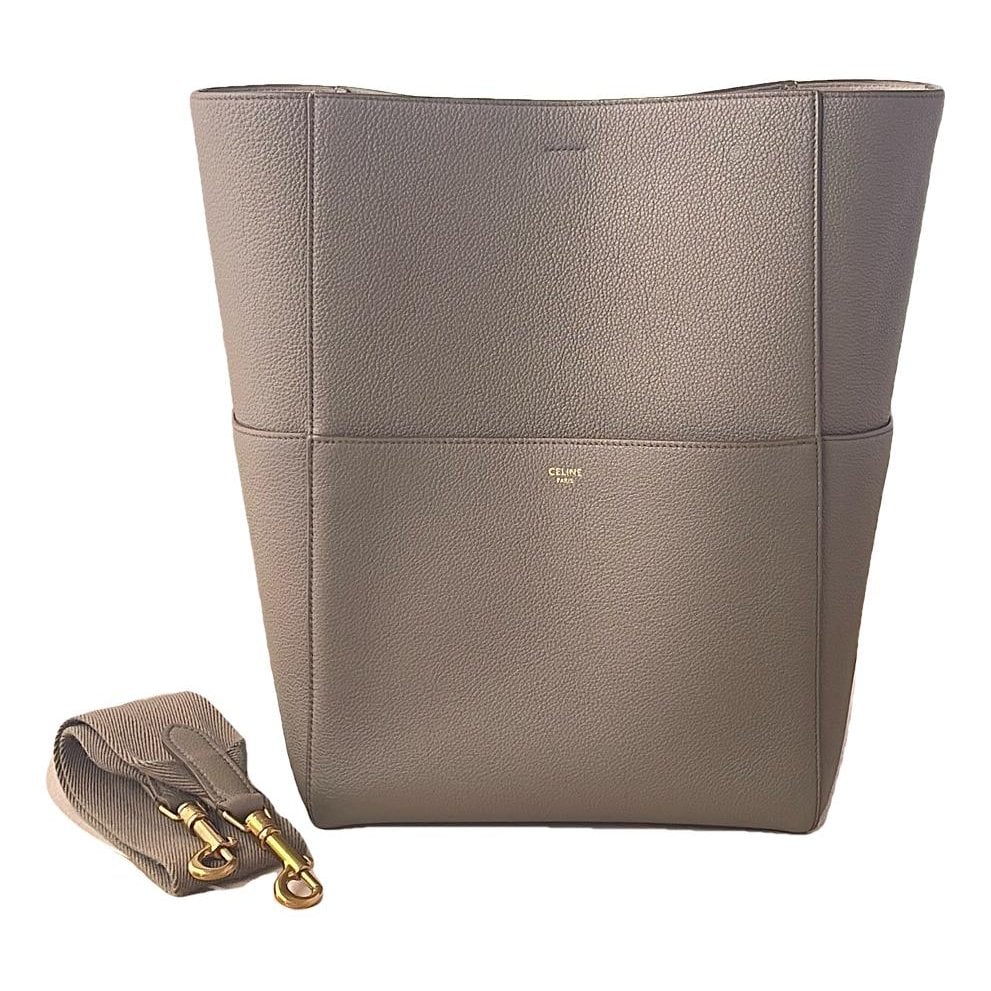 Seau Sangle leather tote