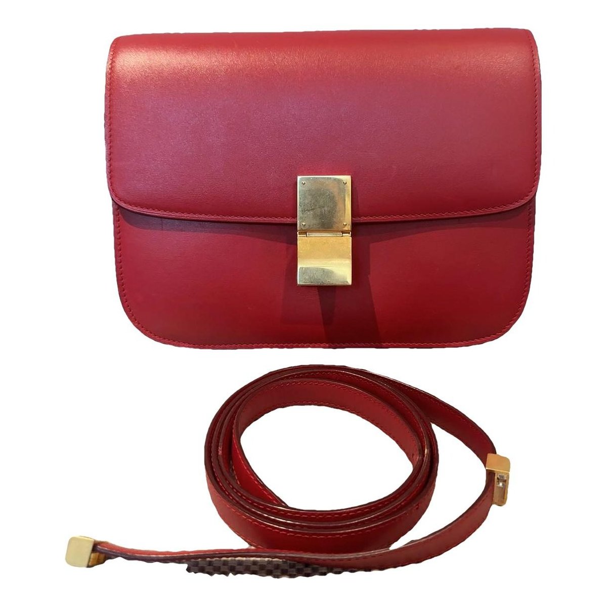 Classic leather crossbody bag