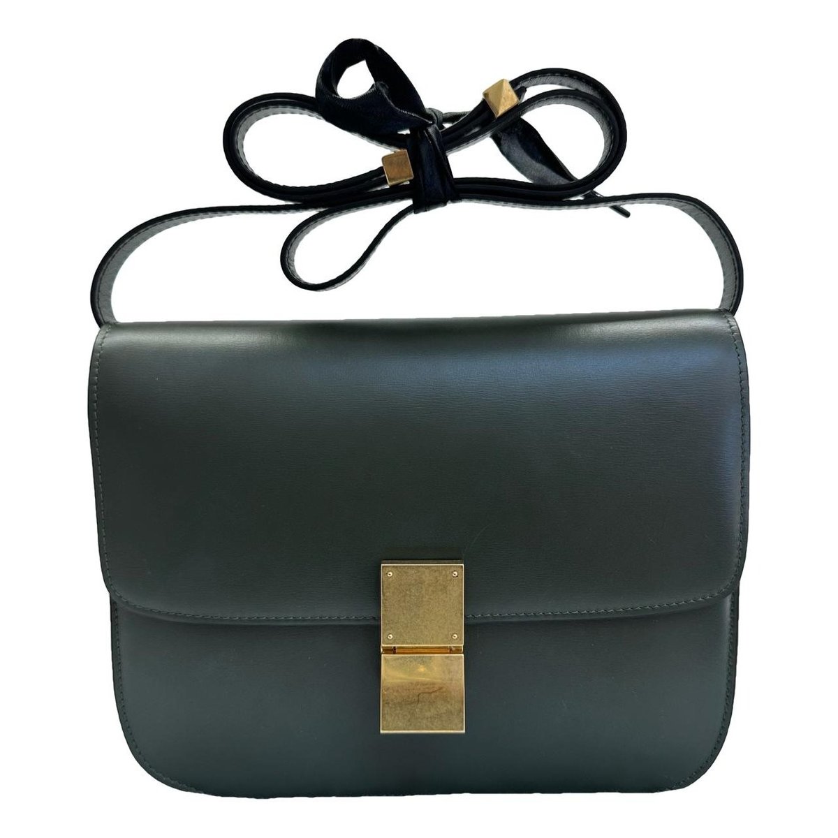 Classic leather crossbody bag