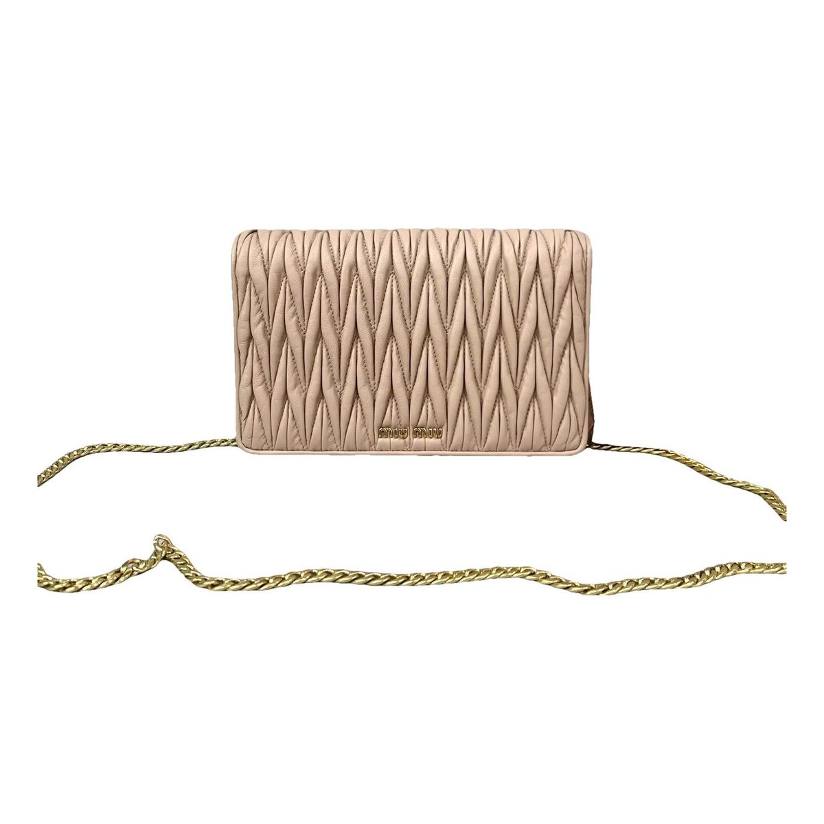 Miu delice leather handbag