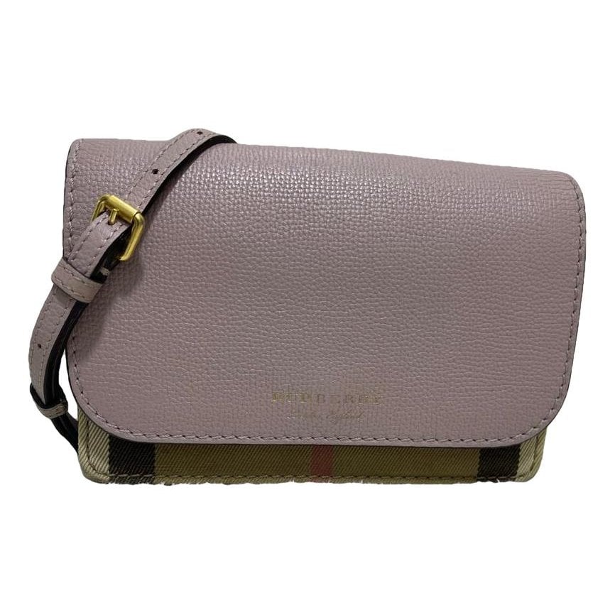 Note leather crossbody bag